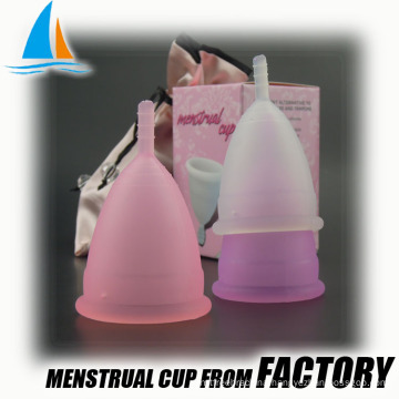 Lady feminine hygiene silicone menstrual cycle cup